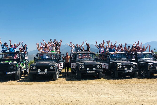 Safari en jeep d'une journée et rafting dans le canyon de Köprülü