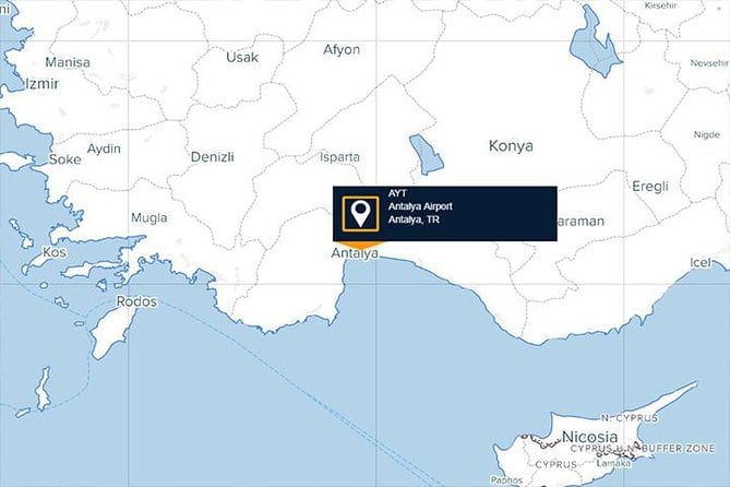 Transferts AYT de l'aéroport d'Antalya vers les hôtels de Belek