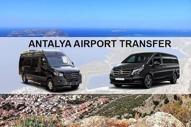 Transferts de l'aéroport d'Antalya AYT vers les hôtels de Kas