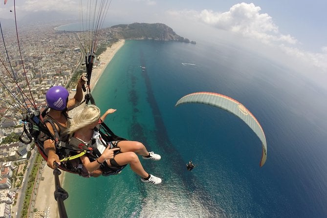 Alanya'da Tandem Yamaç Paraşütü