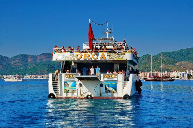 Dalyan-Kreuzfahrt: Iztuzu-Strand, Flusskreuzfahrt und Schlammbad von Marmaris und Icmeler