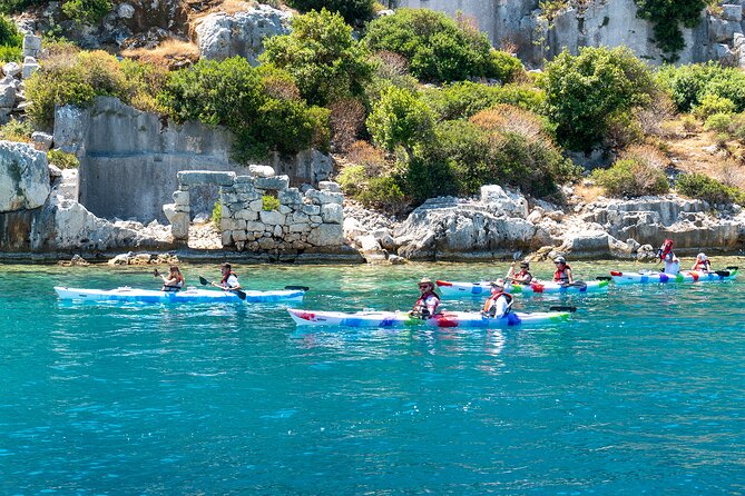 从卡斯出发：带导游的 Kekova 海上皮划艇之旅