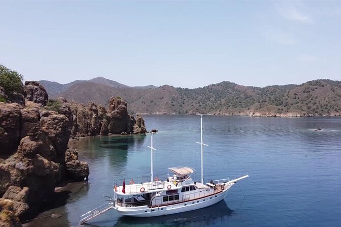 Excursion en bateau tout compris de haute qualité sur l'île de la mer Égée au départ de Marmaris