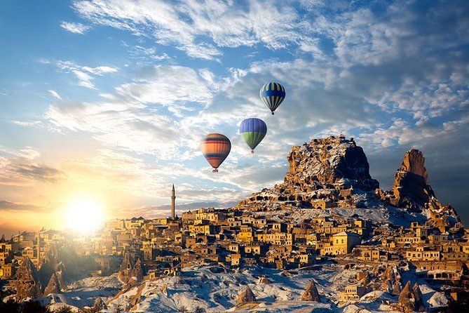 Kostengünstige Fahrt mit dem Heißluftballon in Kappadokien