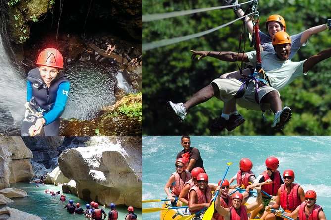 Rafting, canyoning et aventure en tyrolienne au départ d'Alanya