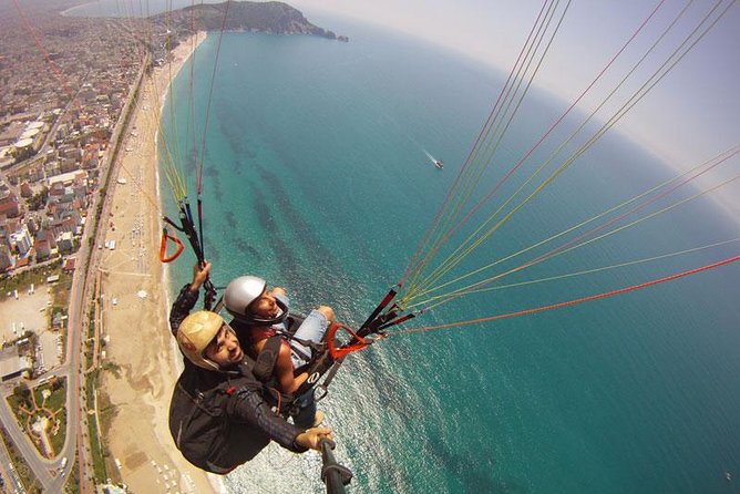 Tandem-Paragliding mit Transfer von Side