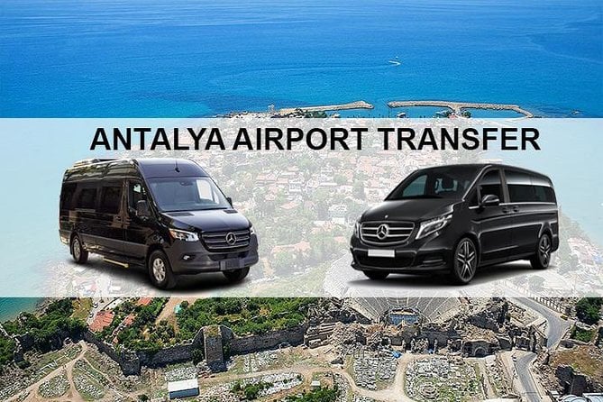 Transferts de l'aéroport d'Antalya AYT vers les hôtels de Side