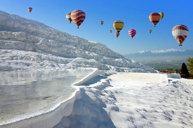 Excursion d'une journée à Pamukkale avec balade en montgolfière au départ de Marmaris