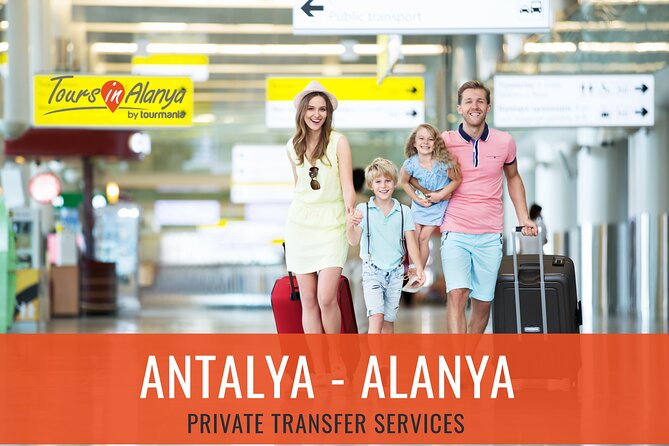 Transfert privé de l'aéroport d'Antalya aux complexes d'Alanya