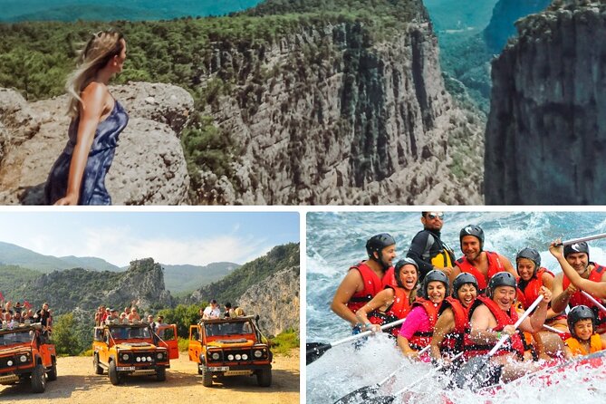 NEU! Tazi Canyon Safari und Wildwasser-Rafting-Tagestour ab Side