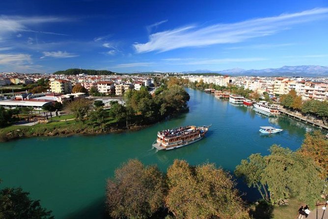 Manavgat Boat Trip With Waterfalls and Local Bazaar From Antalya