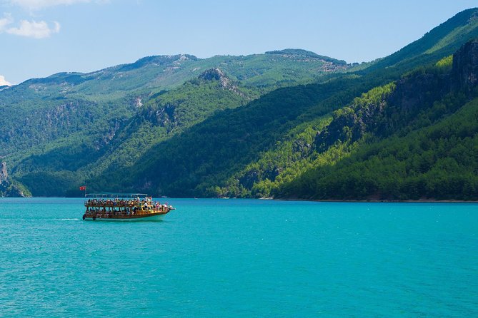 Cabrio-Bussafari und Bootsfahrt zum Green Lake ab Side