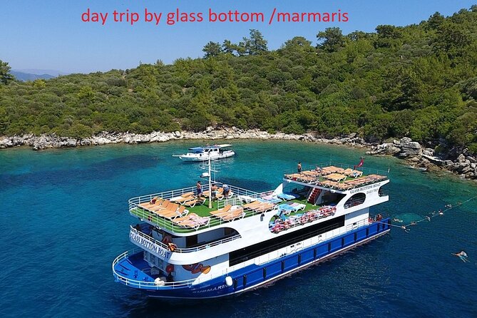 Excursion d'une journée en bateau marmaris / Excursion d'une journée par le fond de verre