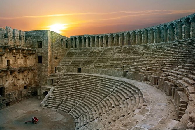 private perge aspendos side waterfall tour 1 to 4 people