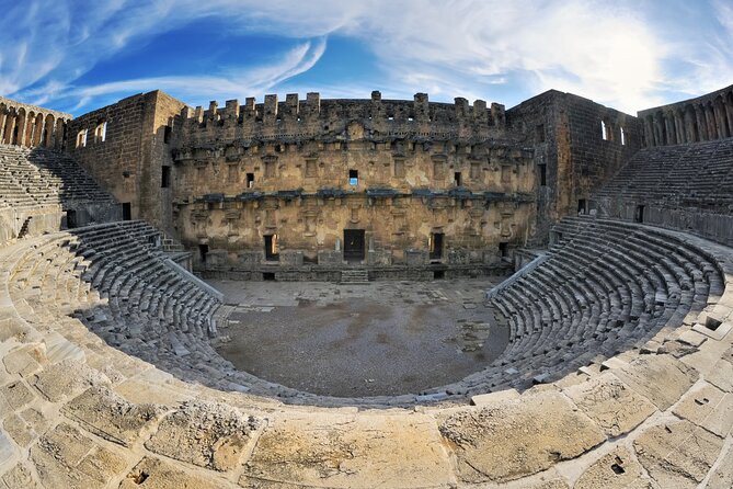 Visite guidée des cascades de Perge, Aspendos, Side et Kursunlu