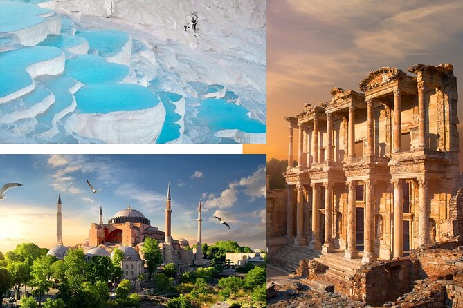 Visite guidée de 5 jours d'Istanbul, d'Ephèse et de Pamukkale