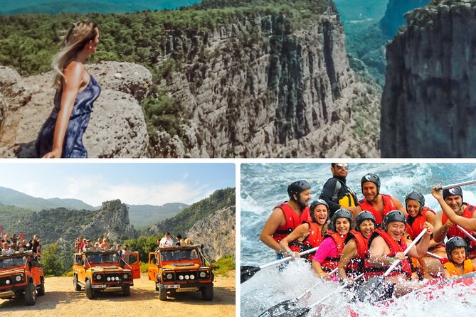 Tazi Kanion Safari e tour di un giorno di rafting in acque bianche da Kemer