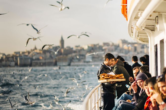 Bosphorus Cruise by Public Ferry with Dolmabahce Palace and Spice Market Tour