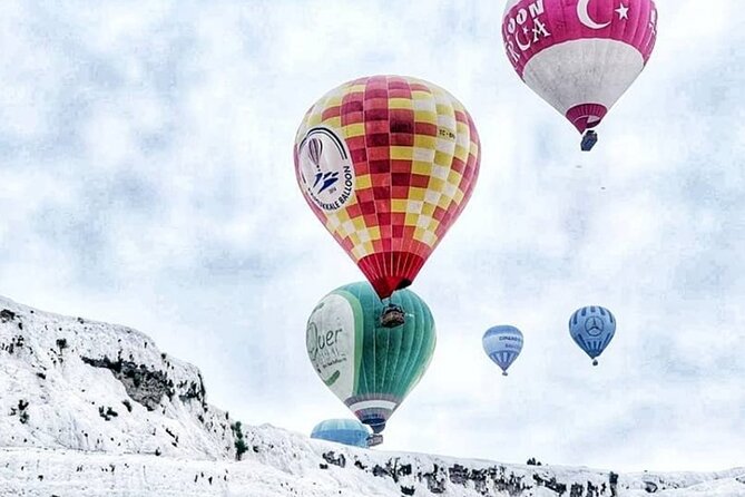 Excursion d'une journée à Marmaris Pamukkale avec balade en montgolfière