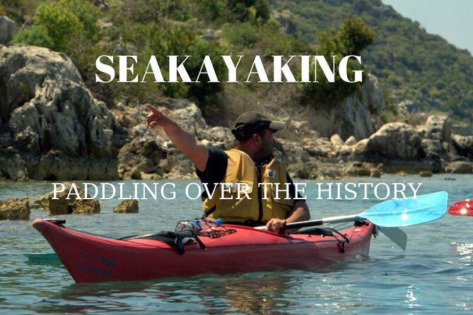 Kayak de mer au-dessus de la ville engloutie de Kekova depuis Kas - Kalkan