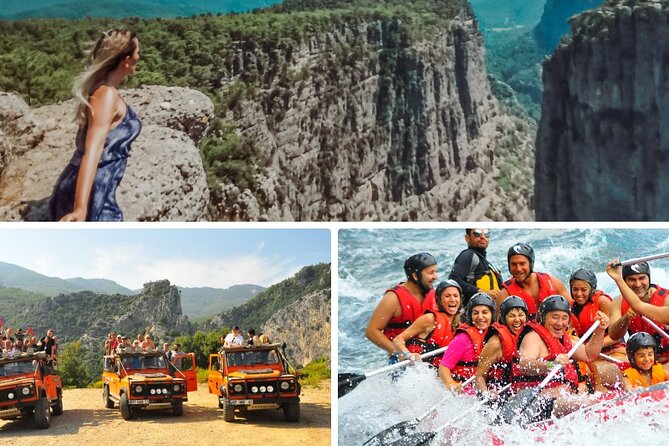 ¡NUEVO! Tazi Kanion Safari y aventura de rafting en aguas bravas desde Antalya