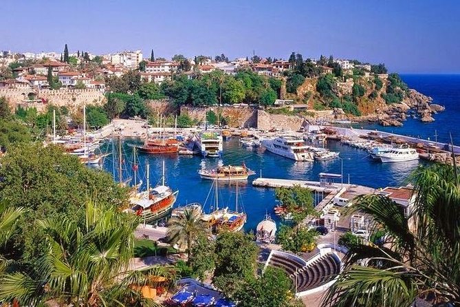 visite de la ville d'antalya avec cascade de düden cascade de karpuzkaldıran et promenade en bateau