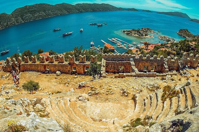 Bootsfahrt zur versunkenen Stadt Kekova von Kalkan und Kas