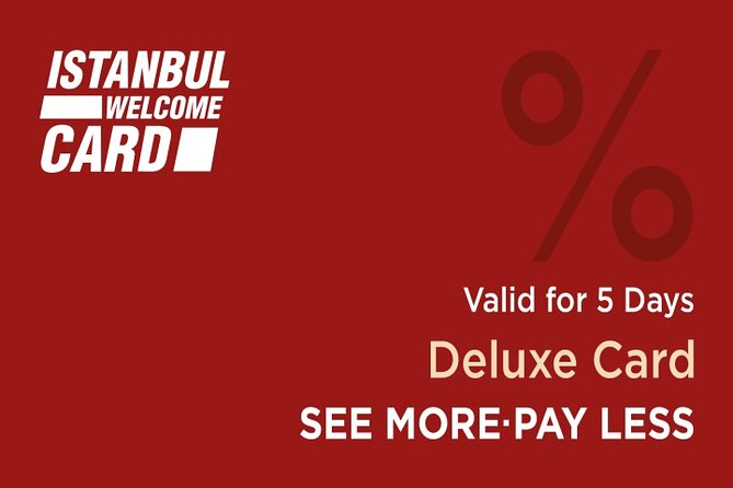 Tarjeta de Bienvenida a Estambul Deluxe