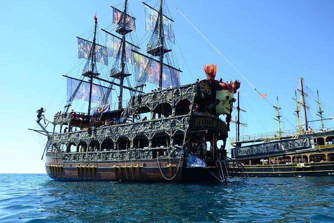 Alanya: excursion en bateau pirates avec déjeuner et boissons non alcoolisées sans alcool